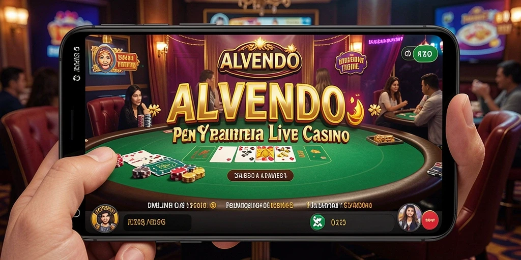 Tampilan gameplay Live Casino yang interaktif dan mendebarkan.
