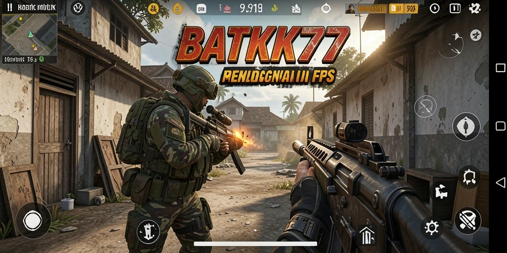 Tangkapan layar gameplay BATIK77 menampilkan pertempuran FPS seru dan penuh aksi.