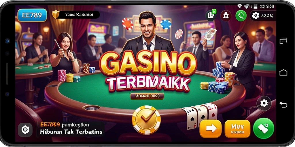 Gameplay Kasino menarik yang menampilkan keseruan bertaruh.