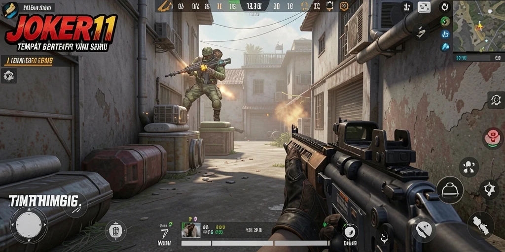 Tangkapan layar dari gameplay seru JOKER11 di FPS.