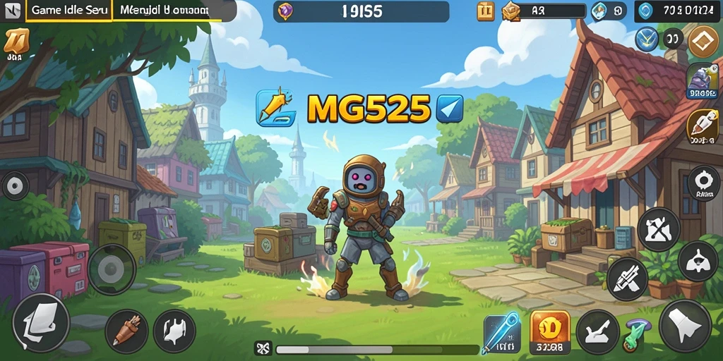 Tampilan gameplay MG525 yang menampilkan karakter aktif dalam mode Idle.