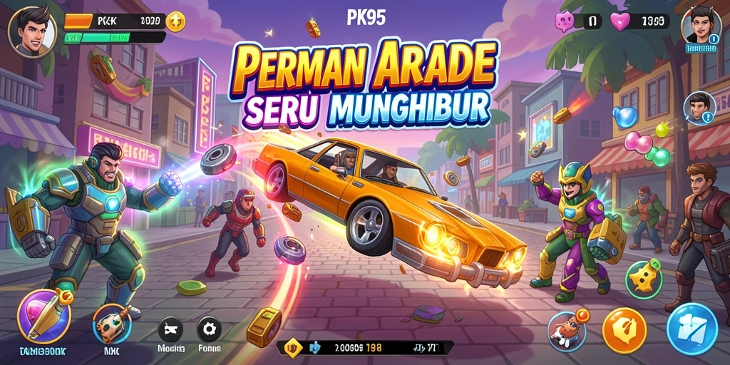 Tampilan gameplay seru dari PK95 dengan berbagai tantangan menanti.
