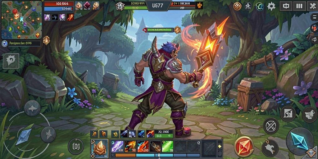 Tampilan gameplay menakjubkan dari UG777 dalam genre ARPG.